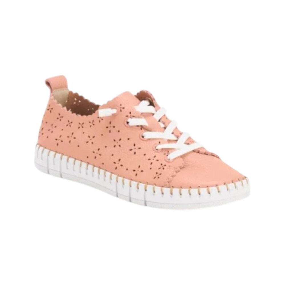 HAPPYMONK Made In Spain Leather Laser Cut Sneakers
